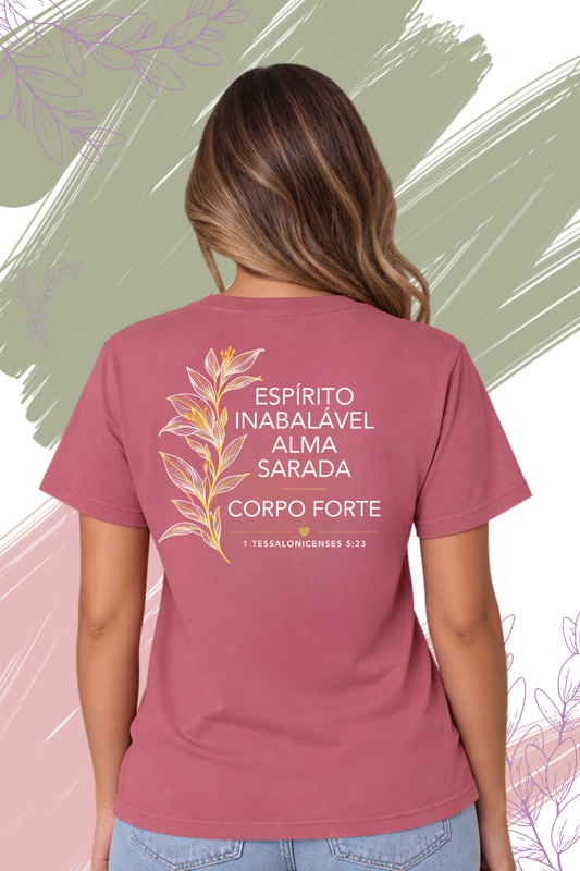 Well For Jesus | Espírito Inabalável Mauve FRENTE E VERSO