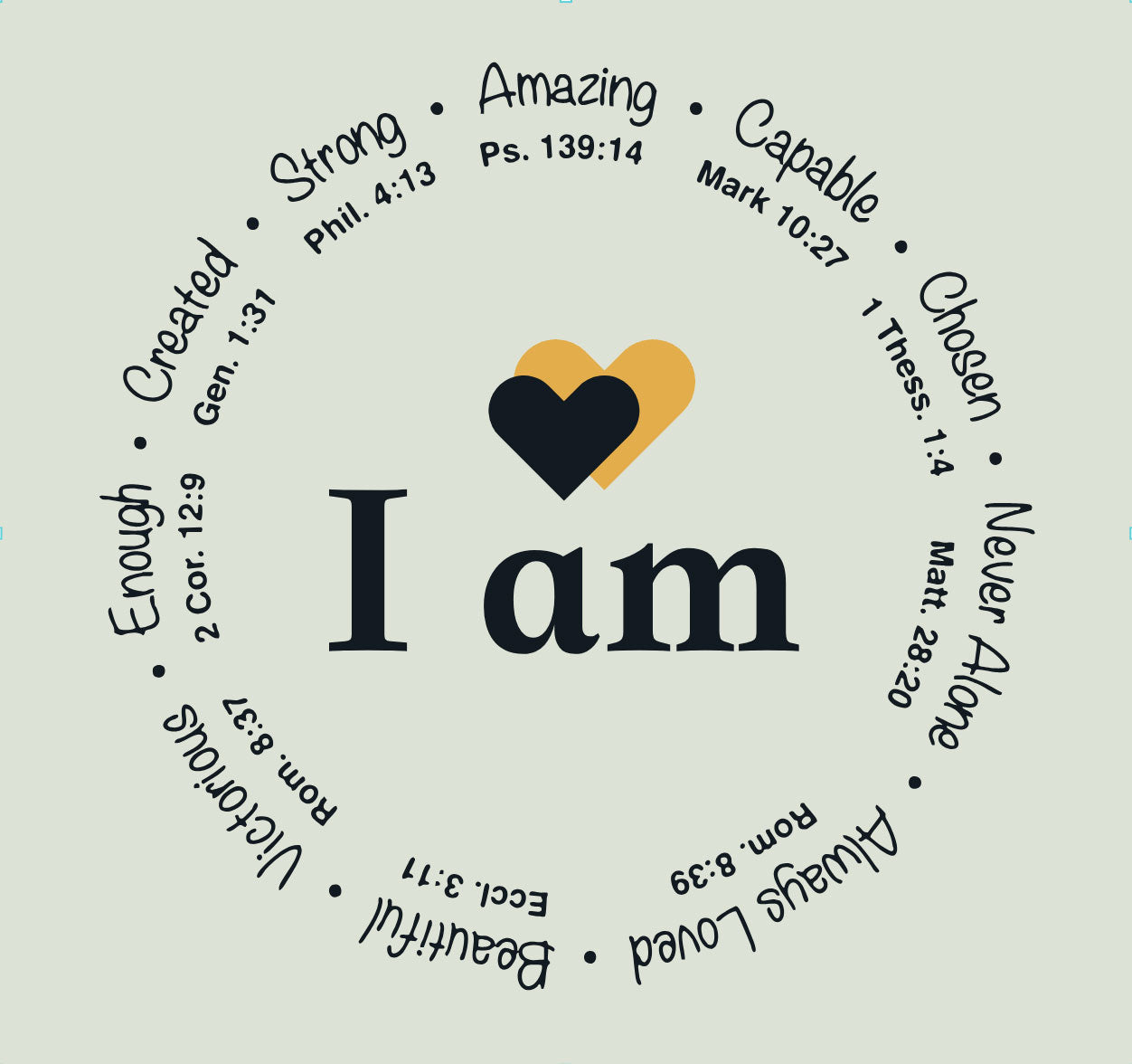 “I Am” T-Shirt | Unisex Christian Tee