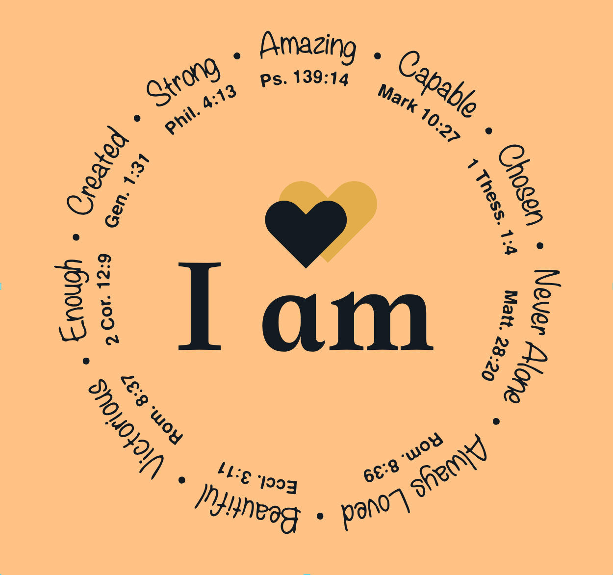 “I Am” T-Shirt | Unisex Christian Tee