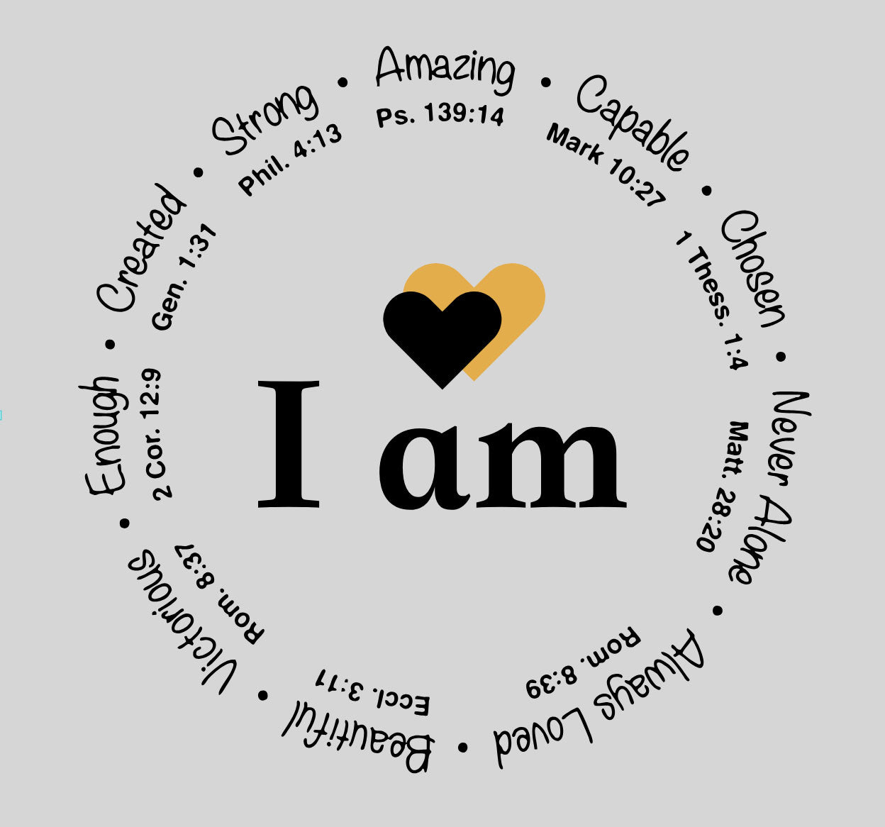 “I Am” T-Shirt | Unisex Christian Tee