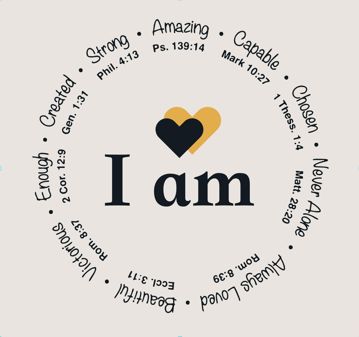 “I Am” T-Shirt | Unisex Christian Tee